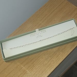 Argento Vivo Silver Anklet